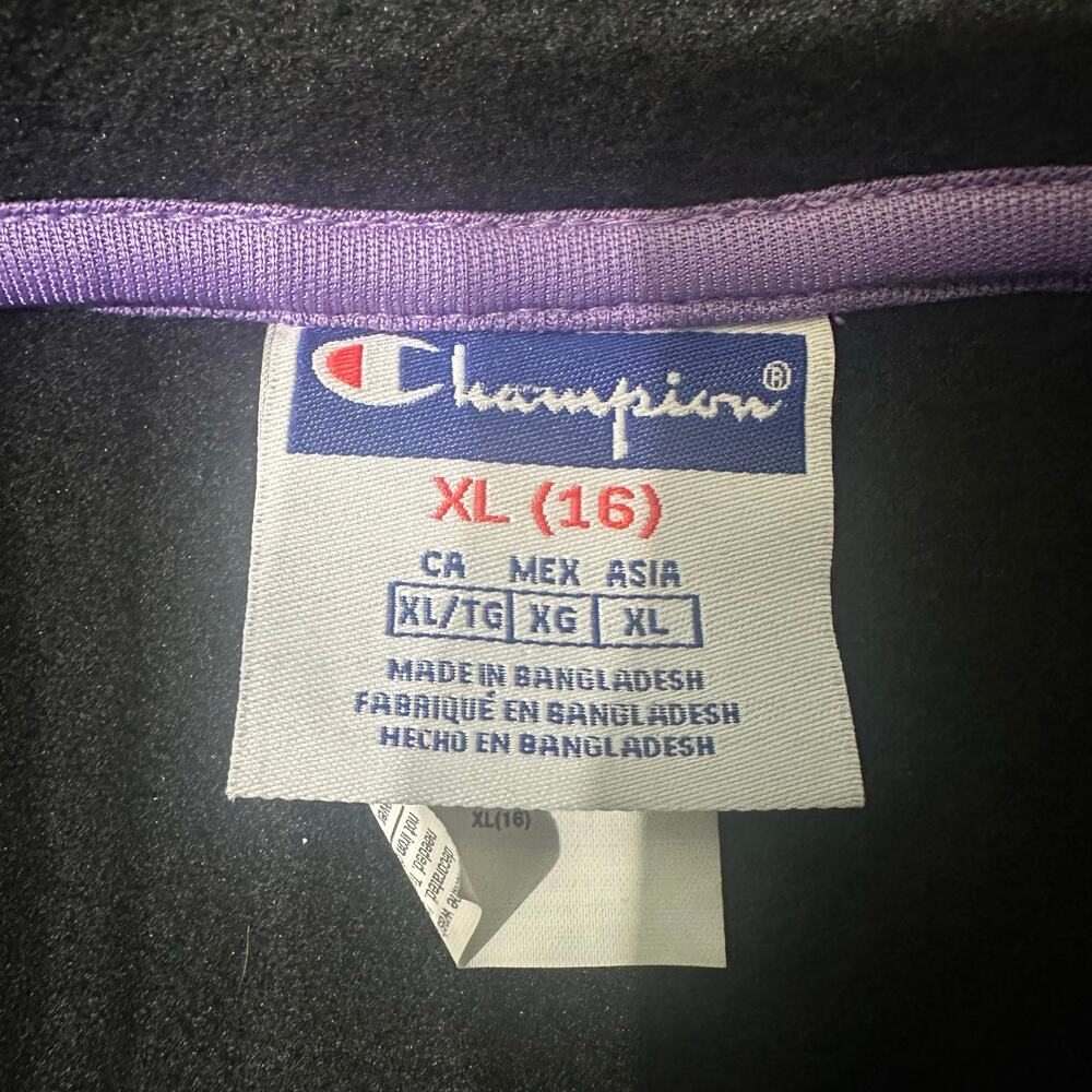 NWT Champion Girls Fleece Zip Up Jacket Size XL 16 Warm Athletic - Picture 2 of 4